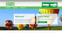 Desktop Screenshot of intercitystatebank.com